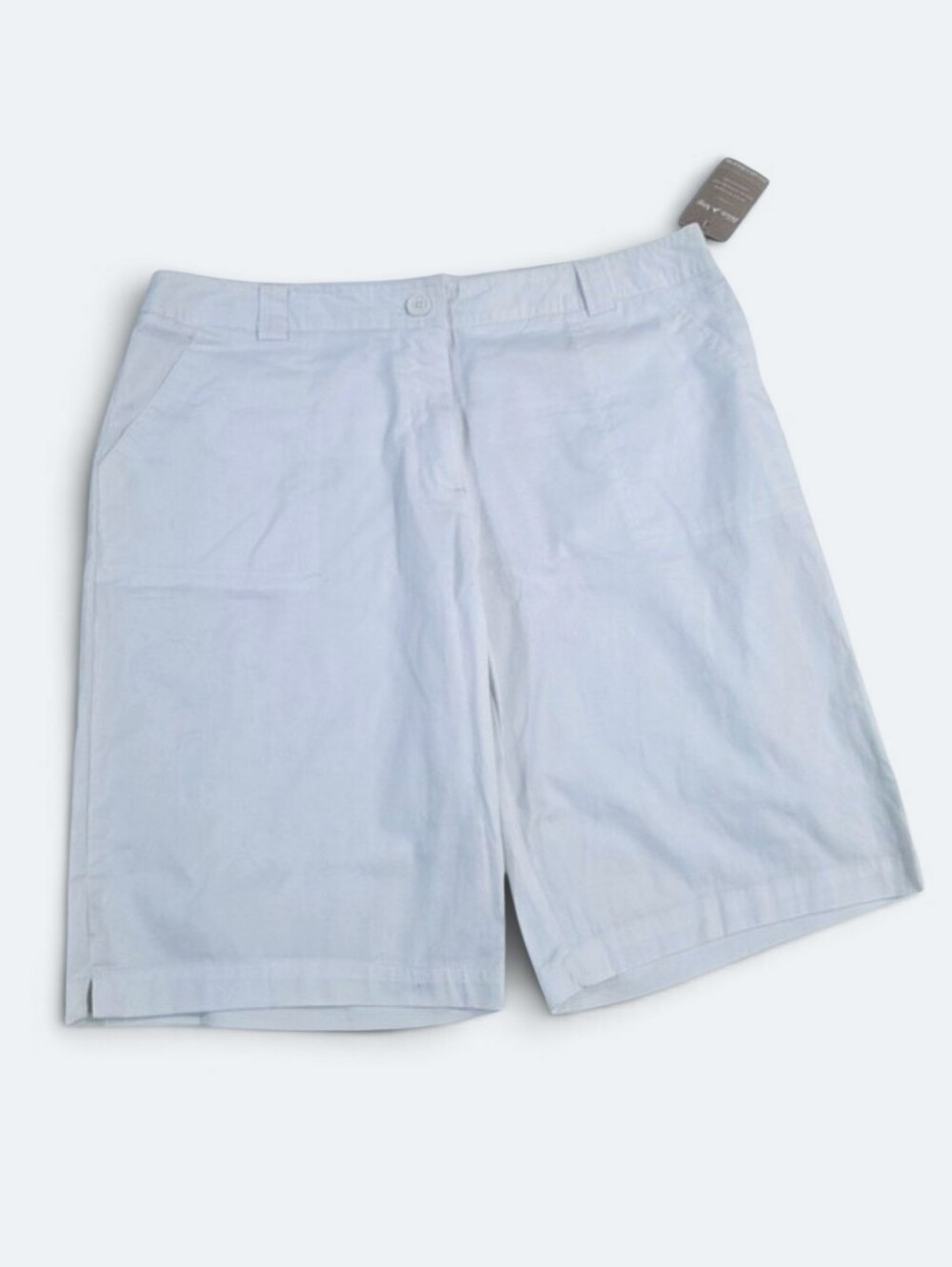 White Stag White Utility Bermuda Shorts Size 18 NWT Cottagecore Gorpcore Minimal